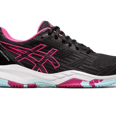 ZAPATILLA ASICS GEL-PADEL™ EXCLUSIVE 6 NEGRO ROSA FLÚOR