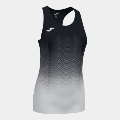 CAMISETA JOMA TIRANTES ELITE VII NEGRO-BLANCO-GRIS