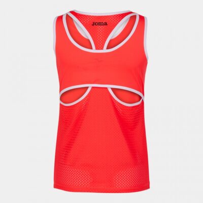 CAMISETA JOMA TIRANTES BREAK CORAL FLÚOR