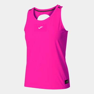 CAMISETA JOMA SIN MANGAS ZERO ROSA FLÚOR