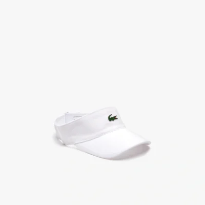 VISERA LACOSTE SPORT PIQUÉ BLANCO