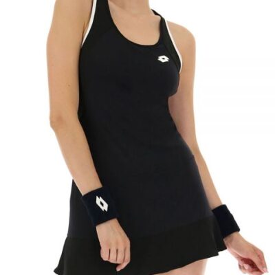 VESTIDO LOTTO SQUADRA W II NEGRO